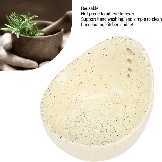 2PCS Resin Herb Stripper Bowl, Handmade Herb Peeling Bowl with Multi Size Holes, Kitchen Herb Leaf Stripping Tool for Separating Leaves and Stems, 2.6x2.4x2.1in