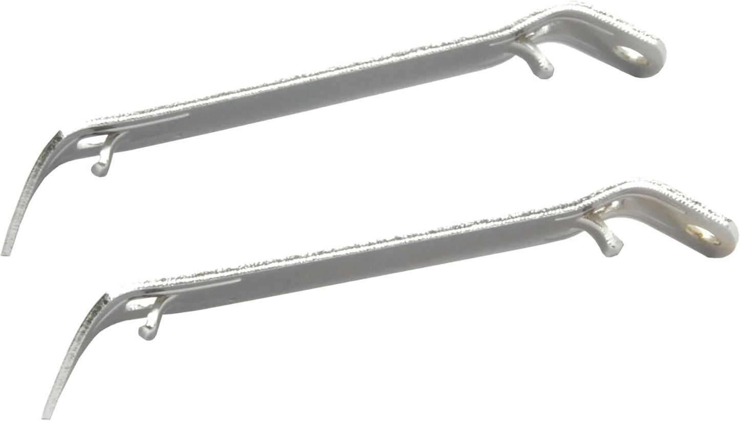 Chef Craft Select Durable Plated Iron Bottle Opener, 4.5 inches in length 2 piece set, Gray