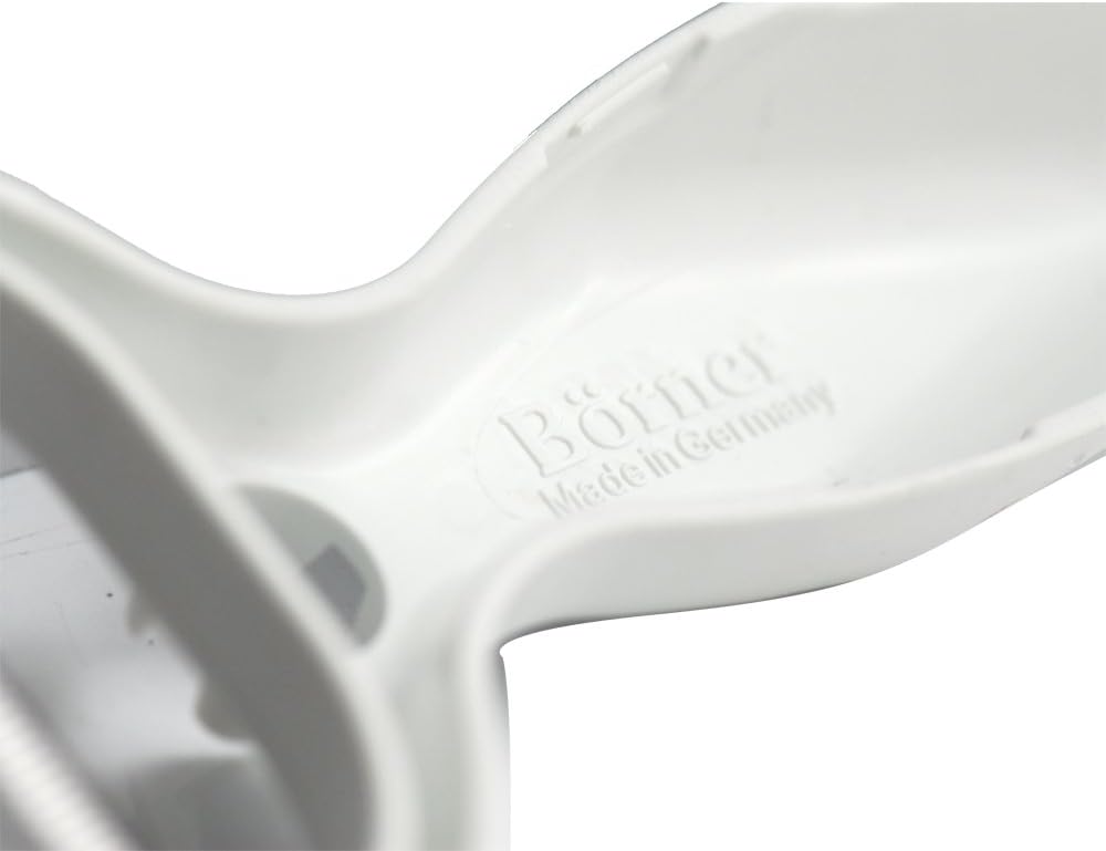 Börner Vegetable Peeler (6-in-1) • Garnishing Peeler with Grater • Multifunctional Peeler for Fruits & Vegetables • Fruit Peeler, Universal Peeler, Potato Peeler • Color: Purple