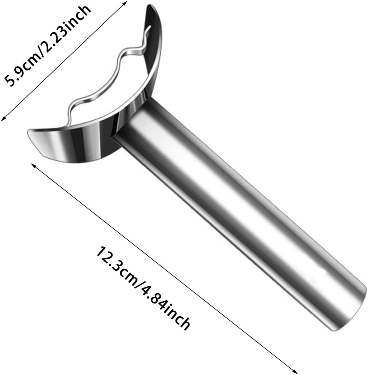 Corn Peeler for Corn on the Cob, Safe Corn Cob Stripper Tool with Hidden Blade, Stainless Steel Corn Peeler, Cleanly Removes Kernels, No Knife Needed