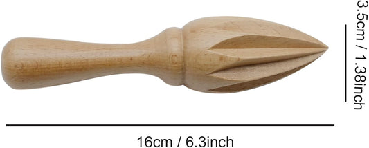 2 Pcs Wooden Lemon Squeezer Handheld Citrus Reamer Wooden Citrus Juicer