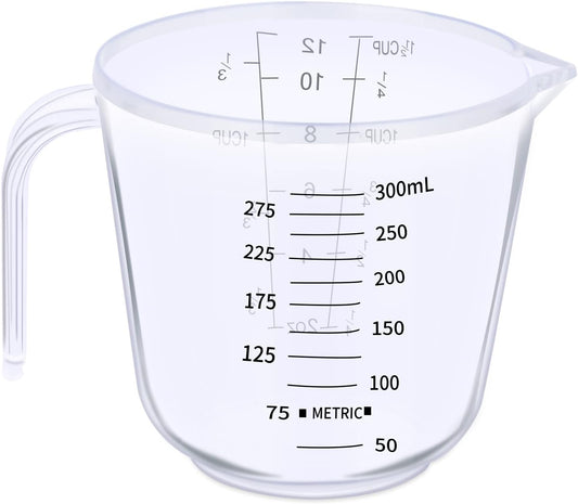 DOTINGHUX Measuring Cup, 1 ½ Cup, Clear