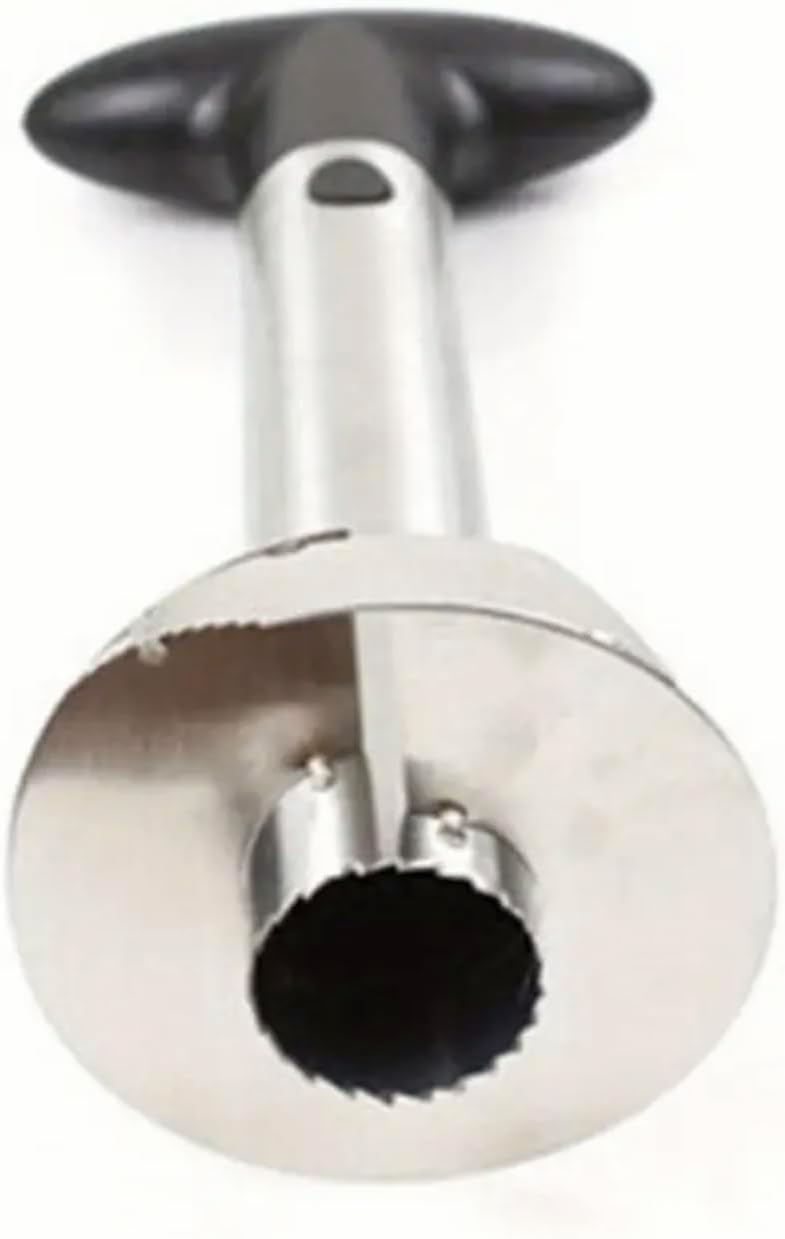 Stainless Steel Pineapple Corer & Slicer - Thick Blade, Easy-to-Use Pineapple Cutter & Core Removal Tool for Perfect Pineapple Rings