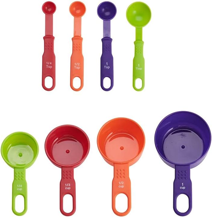 Farberware Kitchen Utensil Gift Set, 4-Piece Silicone & Plastic Tools with Whisk, Spatula, Spoon Spatula & Basting Brush, Heat Resistant Kitchen Gadget Set, Dishwasher Safe