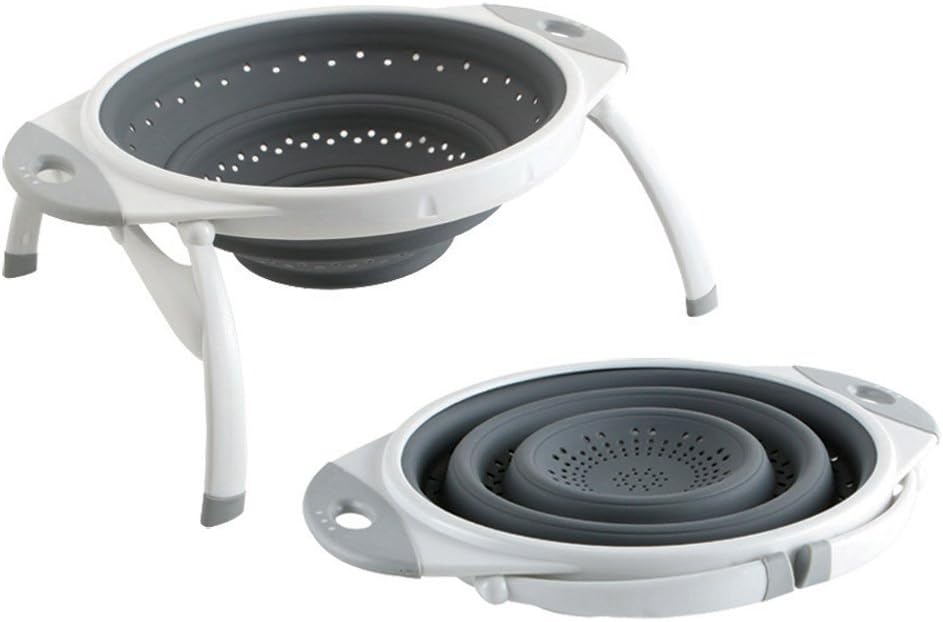 Dexas POP Collapsible Silicone Colander, 10 inch diameter, Purple