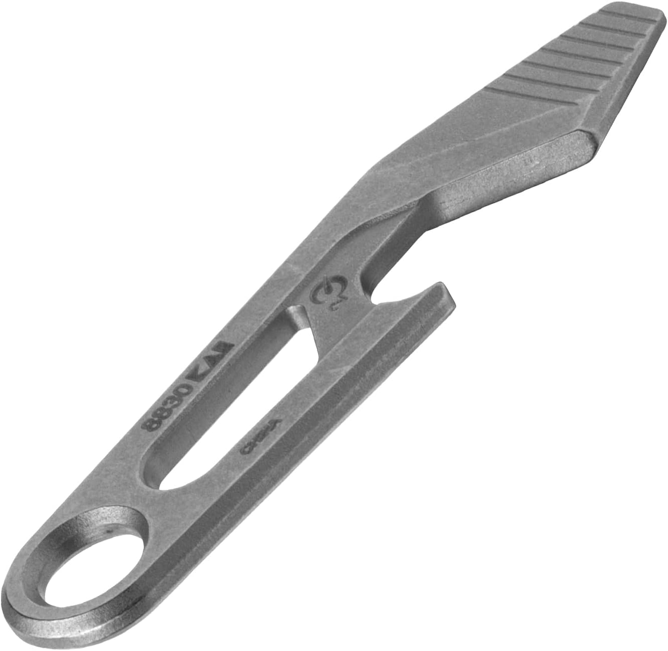 Kershaw Recap Multi-Tool, Stainless Steel, EDC Multi-Tool with Bottle Opener, Pry Bar, and Flathead Screwdriver Tip, Integrated Lanyard Hole, for Key Ring, Pocket or Purse Carry