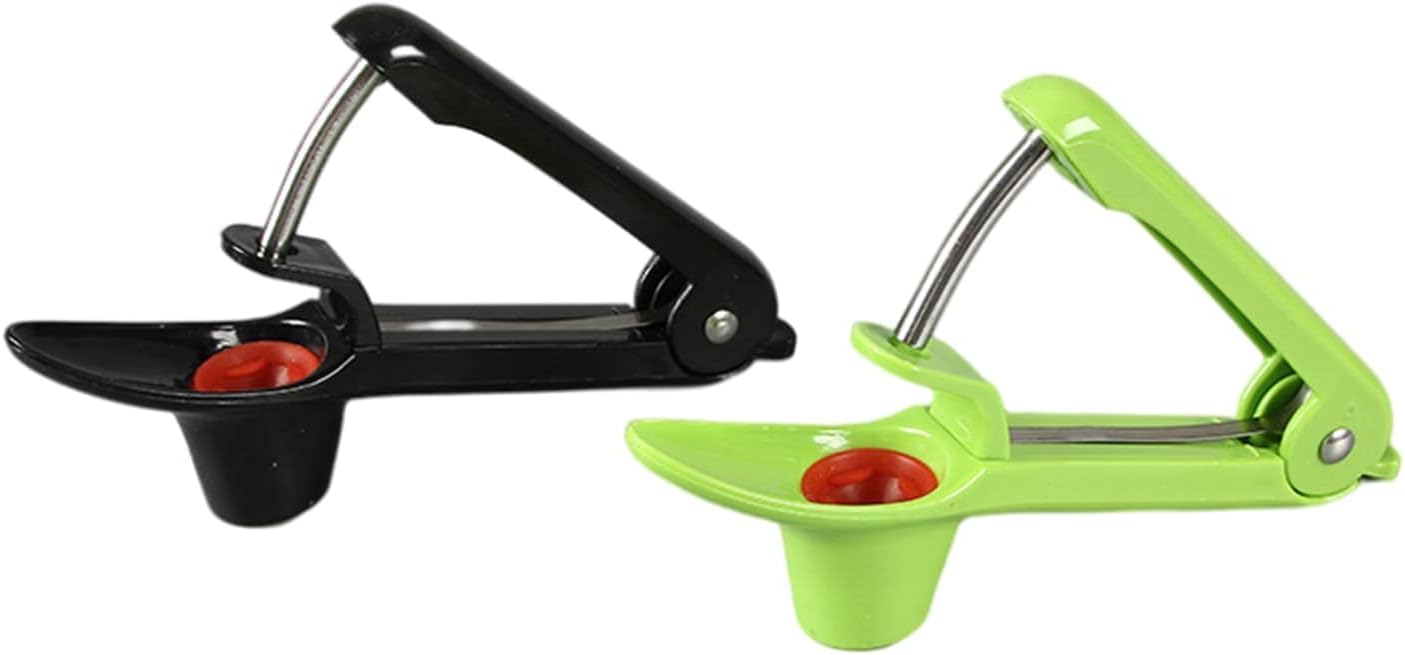 2pcs Cherry Pitter Tool, Cherry Pit Remover, Multi-Function Fruit Corer and Remover, Cherry Corer Pitter Tool for Jam (Green)