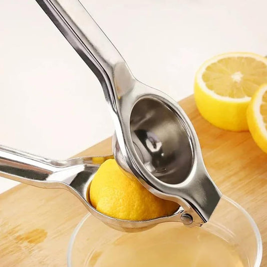 Manual Lemon Squeezer,Stainless Steel Engineered Hand Lemon Juicer,Safe Quick and Effective Juicing,Easy to Use & Clean,Press Hand Lime Citrus Fruit Juicers,Lime Squeezer Bar Tool