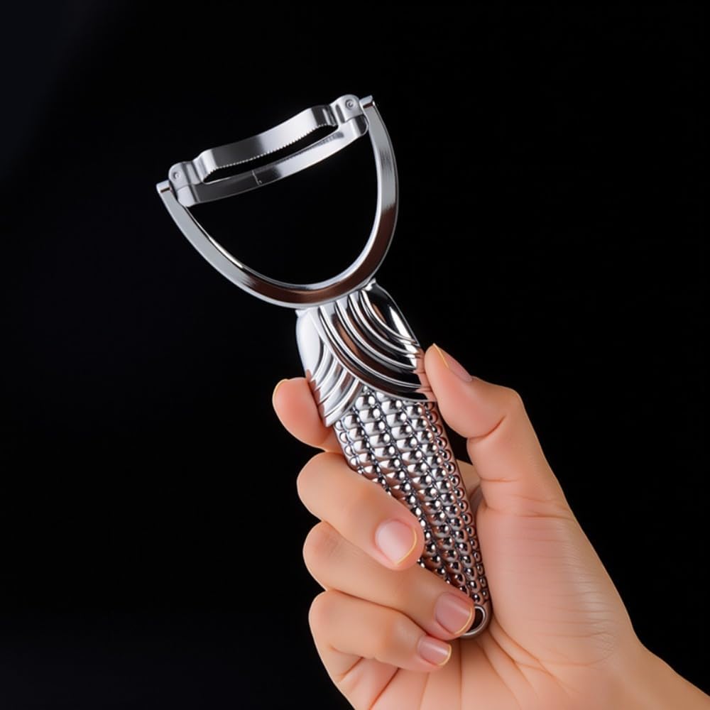 Duty Zinc Alloy Corn Stripper, Multi Function Corn Kerneler Creamer Tool Efficient Corn Peeler, Remover for Fresh Sweet Corn Vegetables Fruits