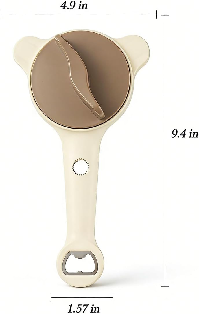 2026 New 4-in-1 Jar Opener , Adjustable Stainless Steel , Jar Openers for Seniors & Weak Hands , Multifunctional Can Opener & Lid Opener for Jars, Bottles & Cans