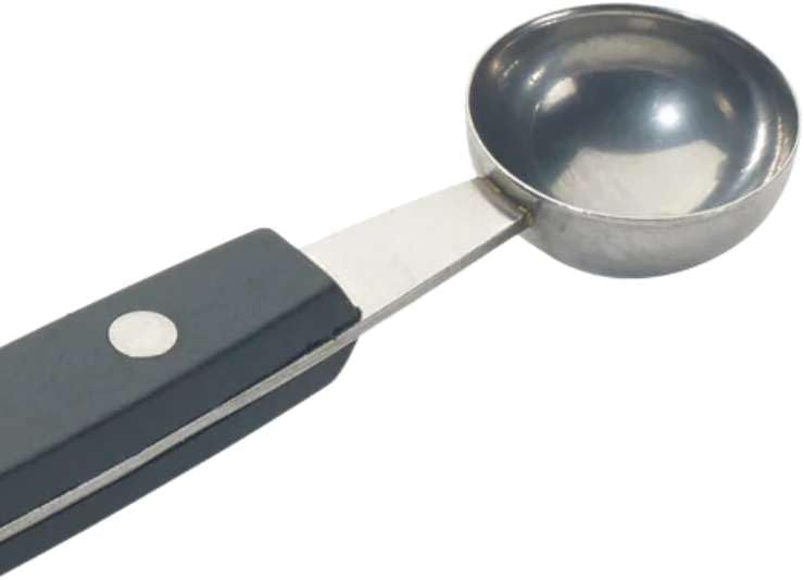 Stainless Steel Double Sided Melon Baller with Black Polypropylene Handle Set of 2- Includes 26mm and 30mm bowls Round Melon Balls Melon Scoop for Watermelon Ice Cream Fruits
