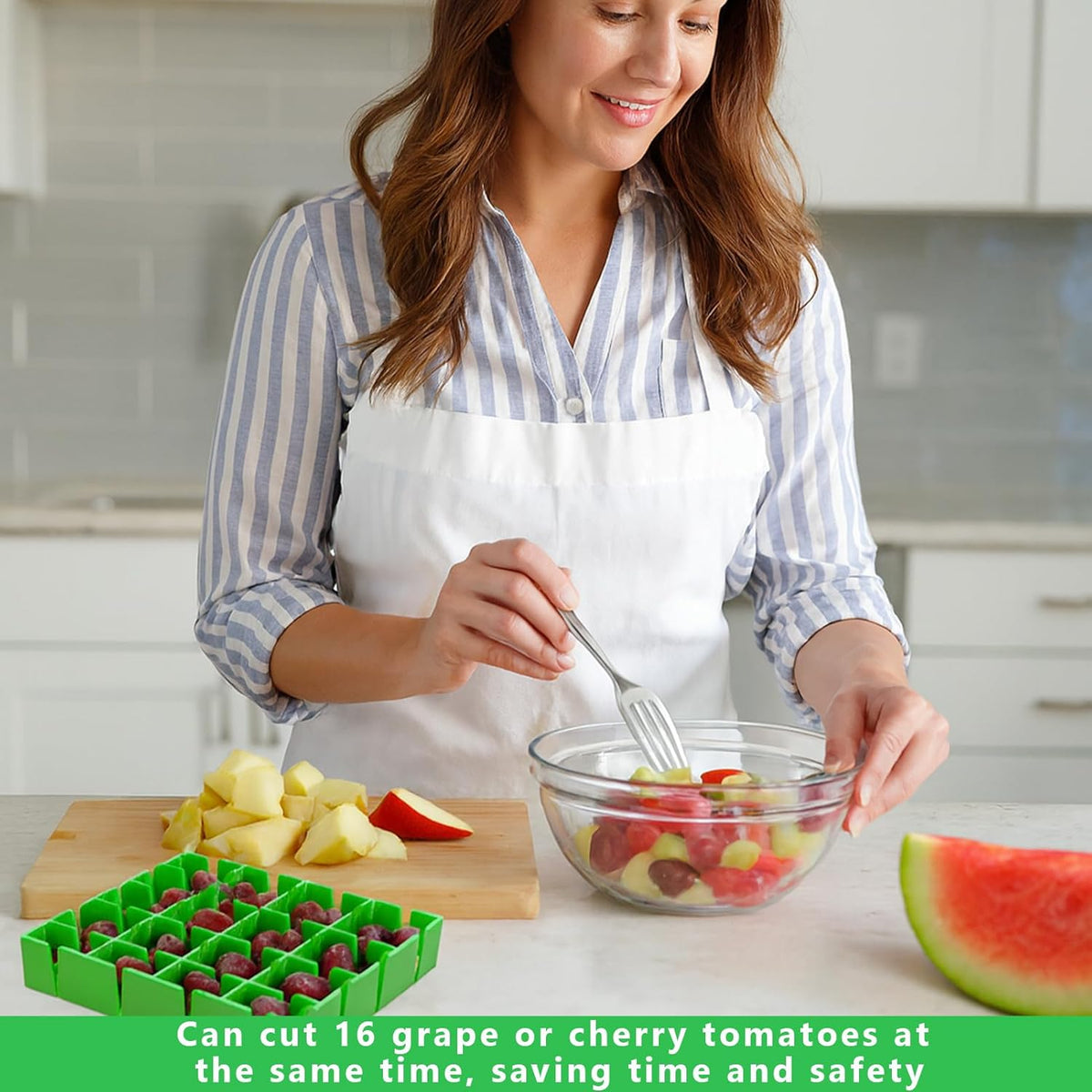 Grape Cutter 16 Slots Fruit Slicer