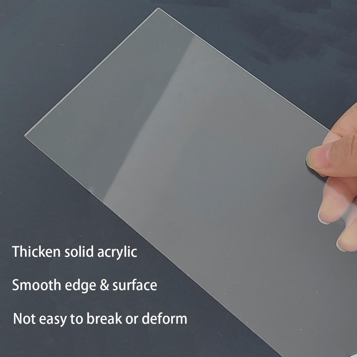 4 Pack Clear Cake Combs, Clear Acrylic Cake Smoother Scraper, Clear Acrylic Cake Scraper, Large Clear Acrylic Cake Scraper, Acrylic Cake Scraper Set, Clear Acrylic Cake Scraper Cake Decorating