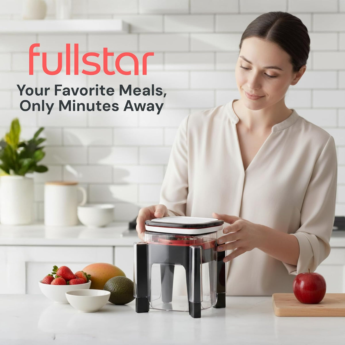 Apple Slicer & Corer with Built-In Container