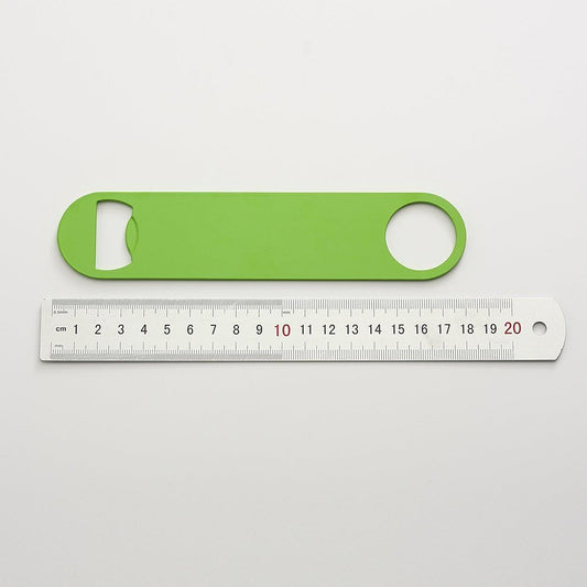 3 Pack 7" Heavy Duty Flat Bottle Opener, Pink