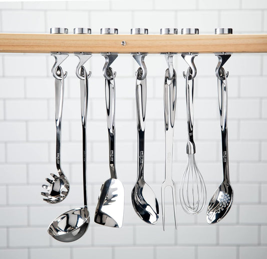 Specialty Stainless Steel Kitchen Gadgets Slotted Turner Kitchen Tools, Kitchen Hacks Silver