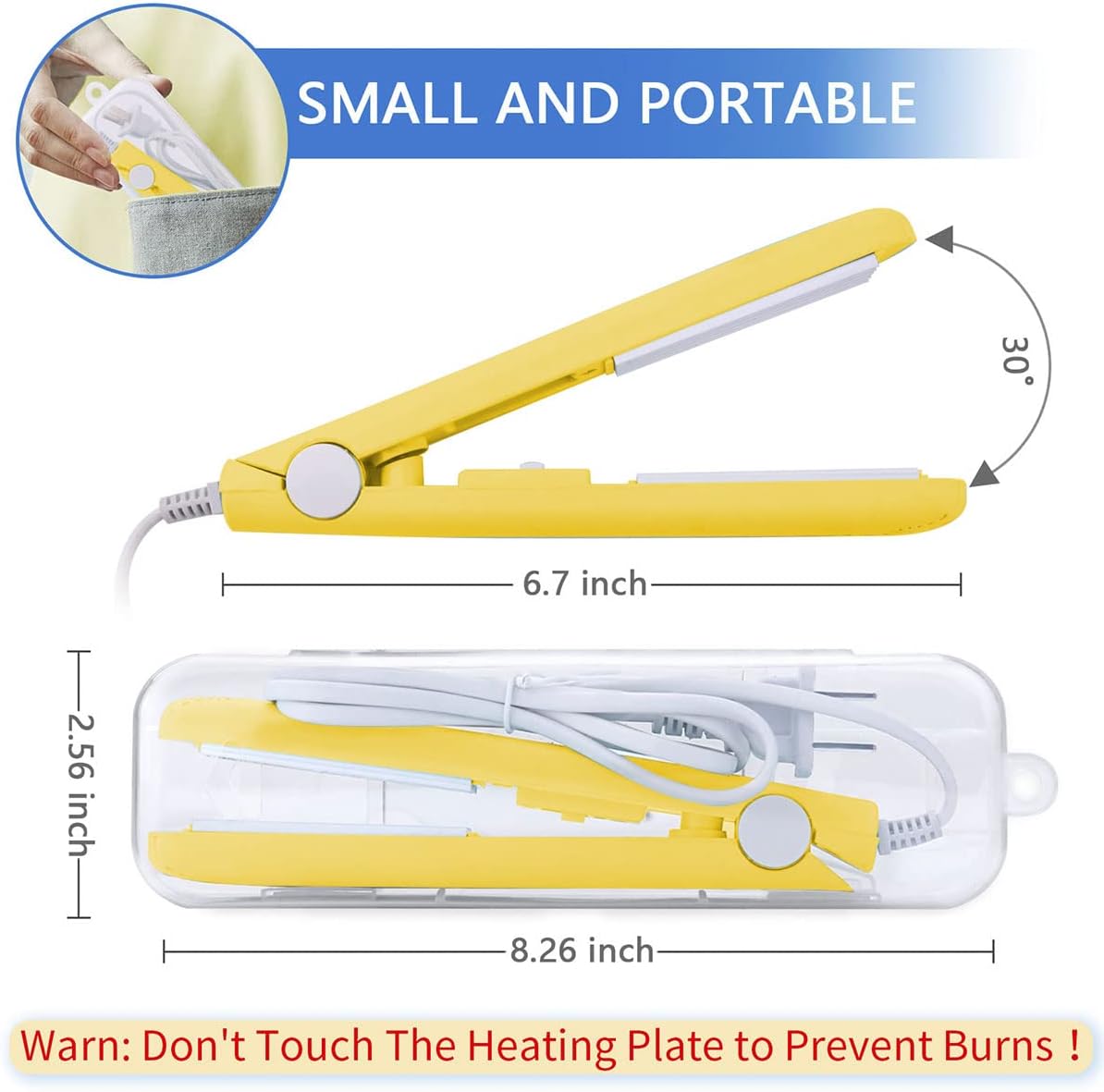 Karidge chip Bag Sealer Mini, Handheld Heat Sealer for Chip Bags and Mylar Bags, Portable Bag Resealer for Food Storage - Black
