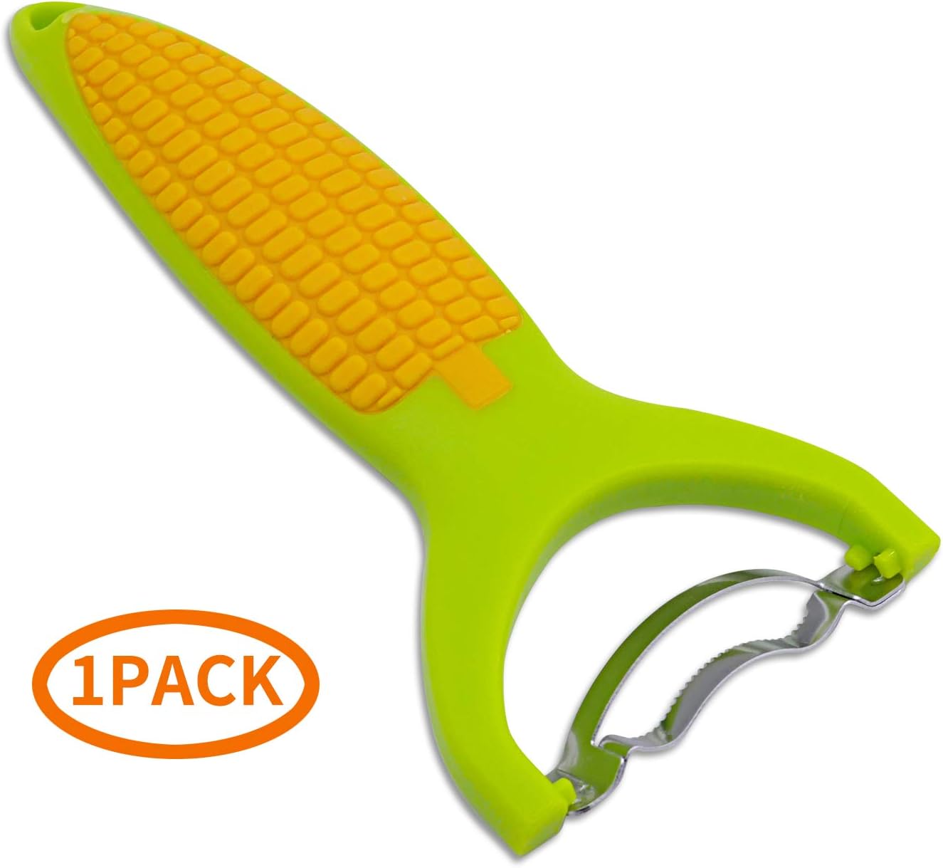 Corn Zipper 6" - Lovely Shape Ergonomic Kitchen Tool Corn Planer Cutter Cob Peeler Corn Stripper Kernel Cutter