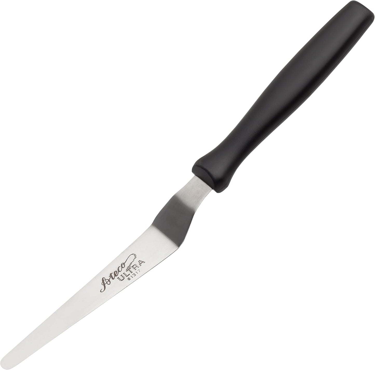 Ateco Ultra Offset Spatula with 4.25" x 0.75" Stainless Steel Blade, 4½", Silver