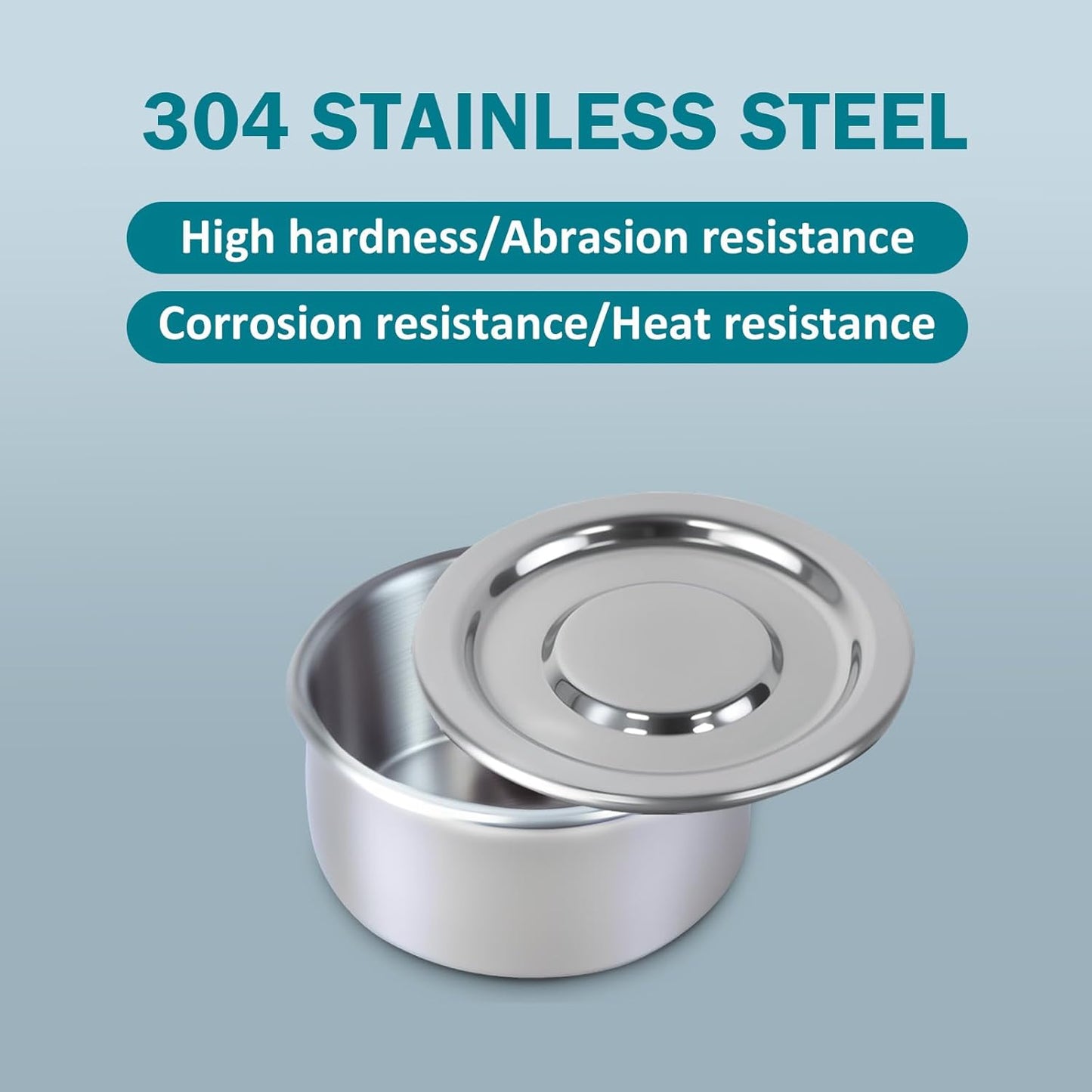 Full 304 Stainless Steel Mesh Sieve Screen, LVDALAB 100 Mesh (0.15mm) Aperture, 2.4inch(6CM) Dia Standard Sample Analysis Test Sieves Sifters Strainer for Industrial Laboratory Homes