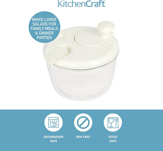 Mulandd Mini Salad Spinner / Dresser, 19 cm (7.5")