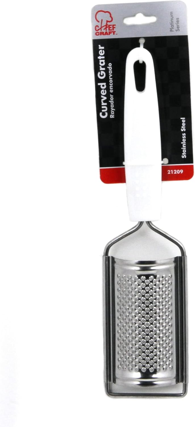 Chef Craft Select Fine Grater, 9.5 inch, White