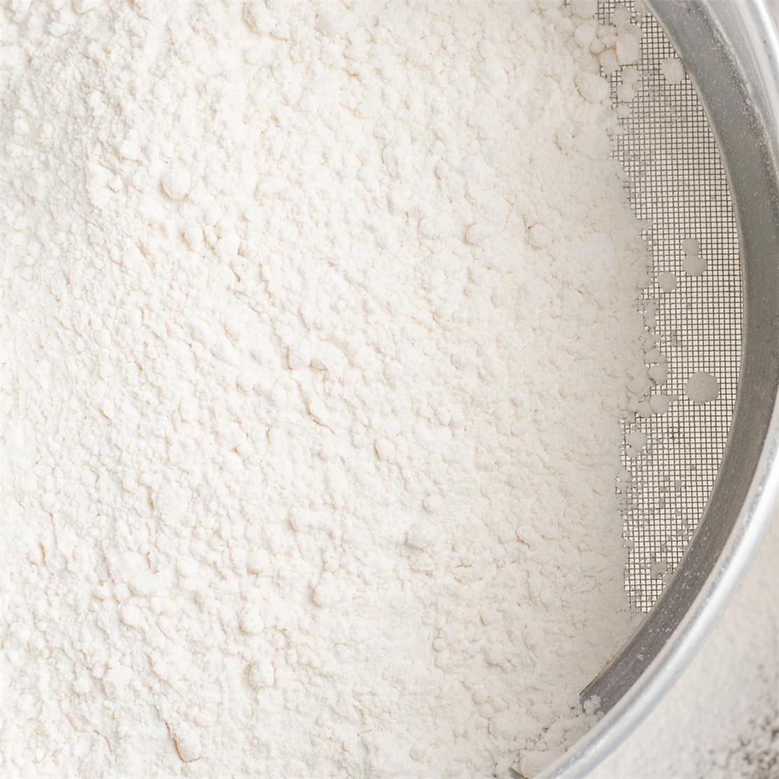 Flour Sifter Stainless Steel Fine Mesh Strainers 11.8 Inch 60 Mesh Round Flour Sieve for Baking Cake Bread