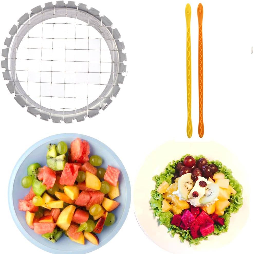 Leadigol 3PCS Eggs Cutter,Cutter Egg Chopper Hard Boiled Egg Slicers Fruit Cutter Fancy Cut Egg for Kitchen Accessories