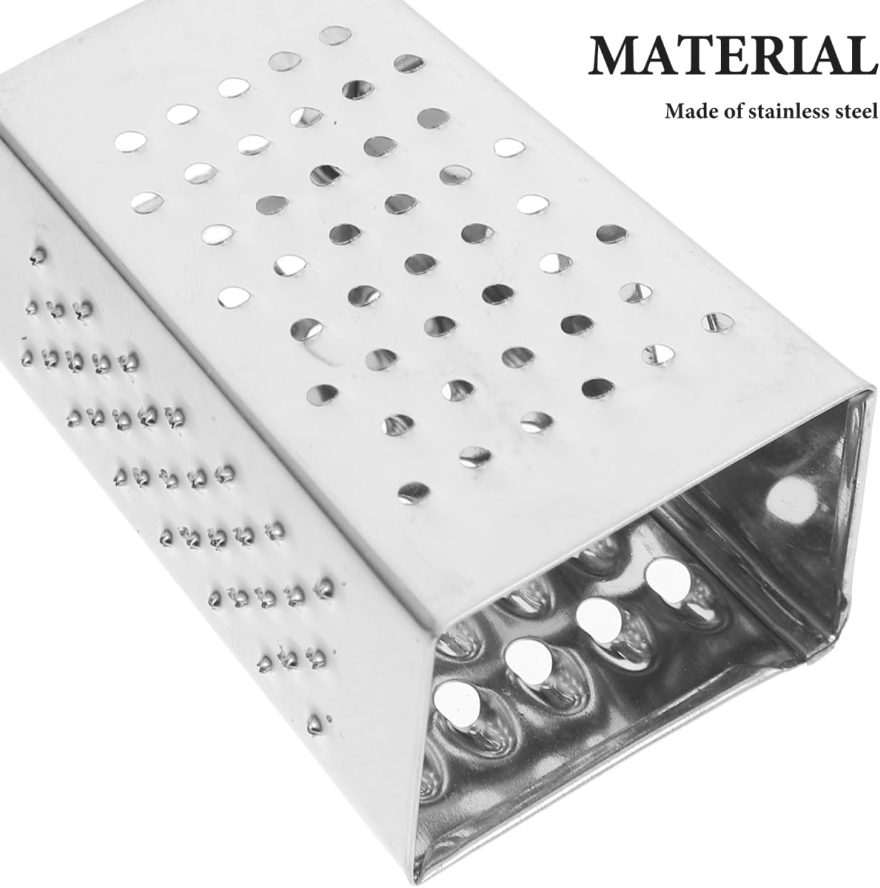 Angoily Mini Cheese Grater 6 Pack Four-Sided Stainless Steel Box Grater for Kitchen Multi-Function Vegetable Slicer and Shredder for Cheese Garlic Carrots Potatoes Compact Handheld Food Cutter