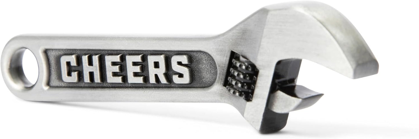 Shark Bottle Opener for Men – Funny Great White Shark Metal Beer Cap Tool – Novelty Coastal Beach Ocean Gift for Father's Day, Christmas Stocking Stuffer, Birthday, Groomsmen – 3.65" x 1.93"