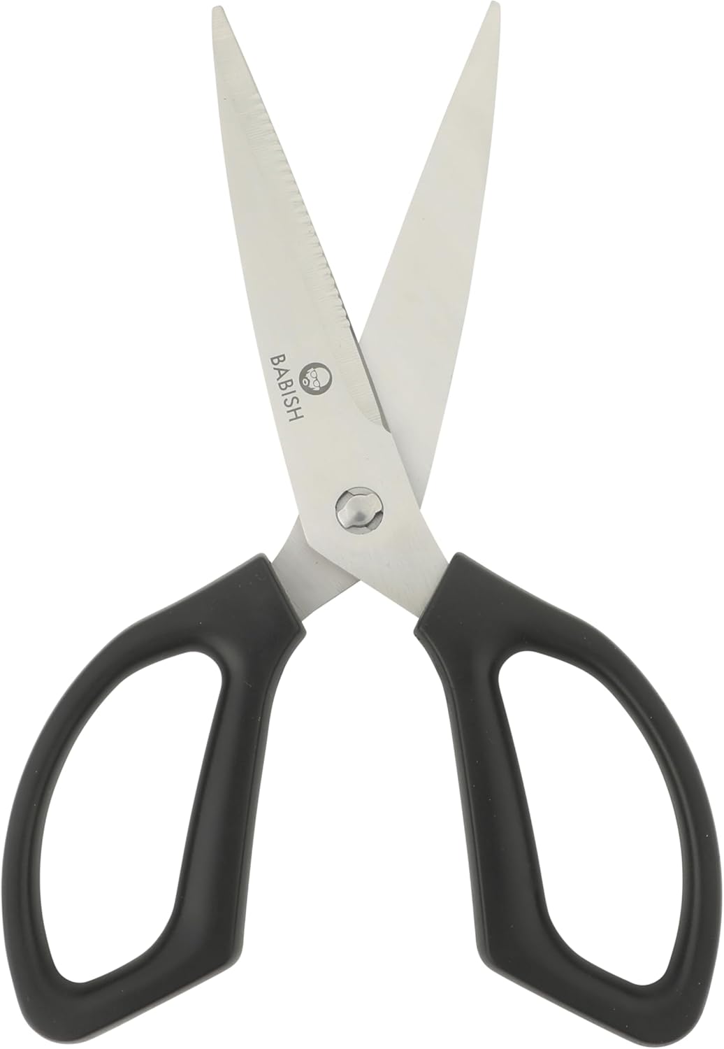 Babish All Purpose Heavy Duty Kitchen Shears Durable Stainless Steel 4 Inch Blade Scissors, Black