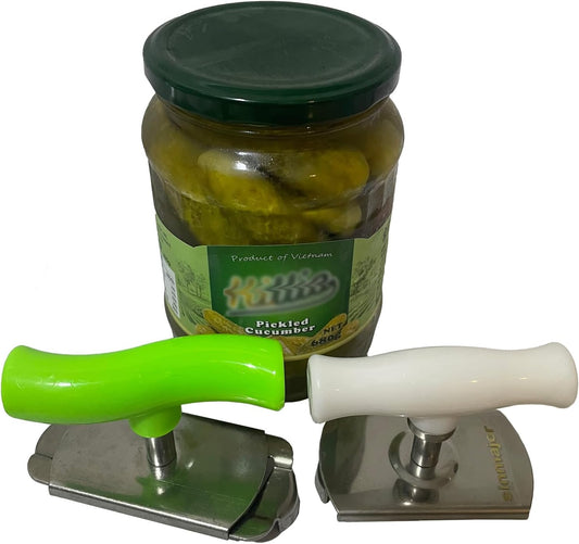 Jar Opener for Weak Hands, Jar Opener for Seniors, Adjustable Lid Opener, Bottle Opener for Arthritic Hands, Lid opener, Kitchen Accessories Opener (green-authentication seller:zyx0937)