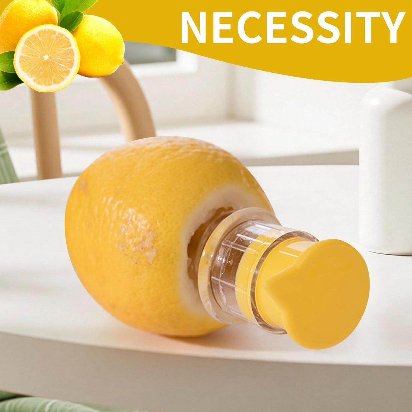 2ps New Screw Top Lemon Squeezer With Built-in Filter, Lemon Squeezer Portable With Pour Spout,lime Juicer For Cocktails, Drinks
