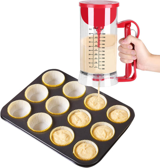 Electric Batter Beater Cordless Electric Battery Powered Mixer Dispenser Pancake Cupcake Waffle Batter Maker Machine Foodmixer Herramientas de cocina