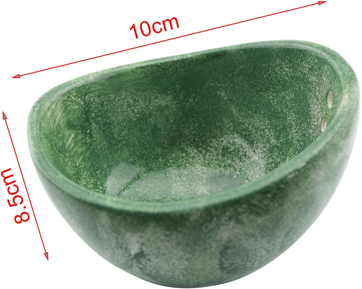 TAODAN Herb Stripper Bowl Salad Specific Cooking Ceramic Kitchen Preparation Tool Adjustable Four Holes Design