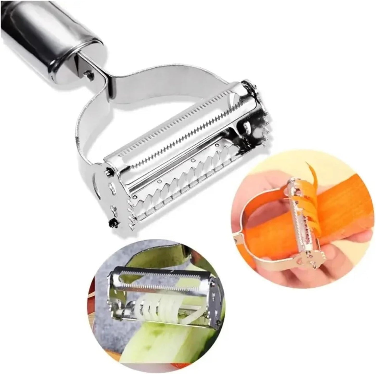 Stainless Steel Grater Julienne Peeler Vegetables Fruit Slicer