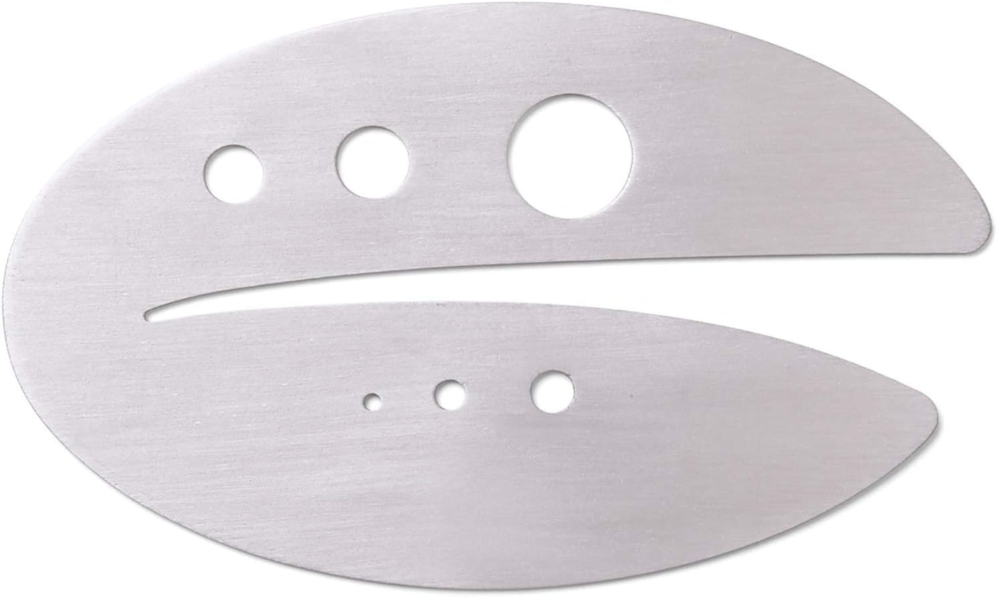 Fox Run Stripper Tool for Herbs and Leafy Greens, Graduated, Stainless Steel