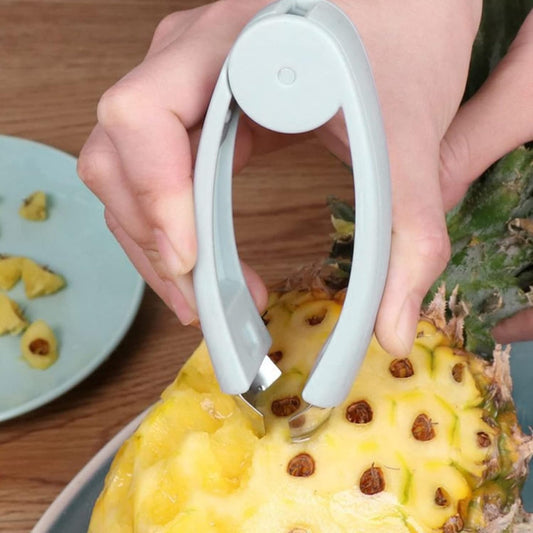 Strawberry Huller, Stainless Steel Pineapple Eye Remover Tool, Practical Strawberry Corer Tool with Ergonomic Handle for Camping, Outdoor Hiking, Exploring Travel