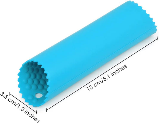 Silicone Garlic Peeler 5 Pieces Garlic Peeling Tube Roller Useful Kitchen Tools - Multicolored