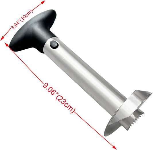 Pineapple Corer & Slicer-Stainless Steel Cutting Tool Pineapple Cutter and Core Remover-Sharp Blades & 3 in 1 Multi Functions