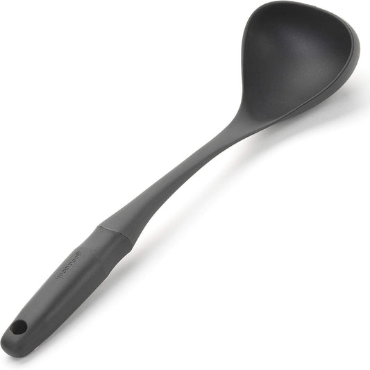 Touch Ladle Nylon Heat-Safe Serving and Cooking Spoon, Black