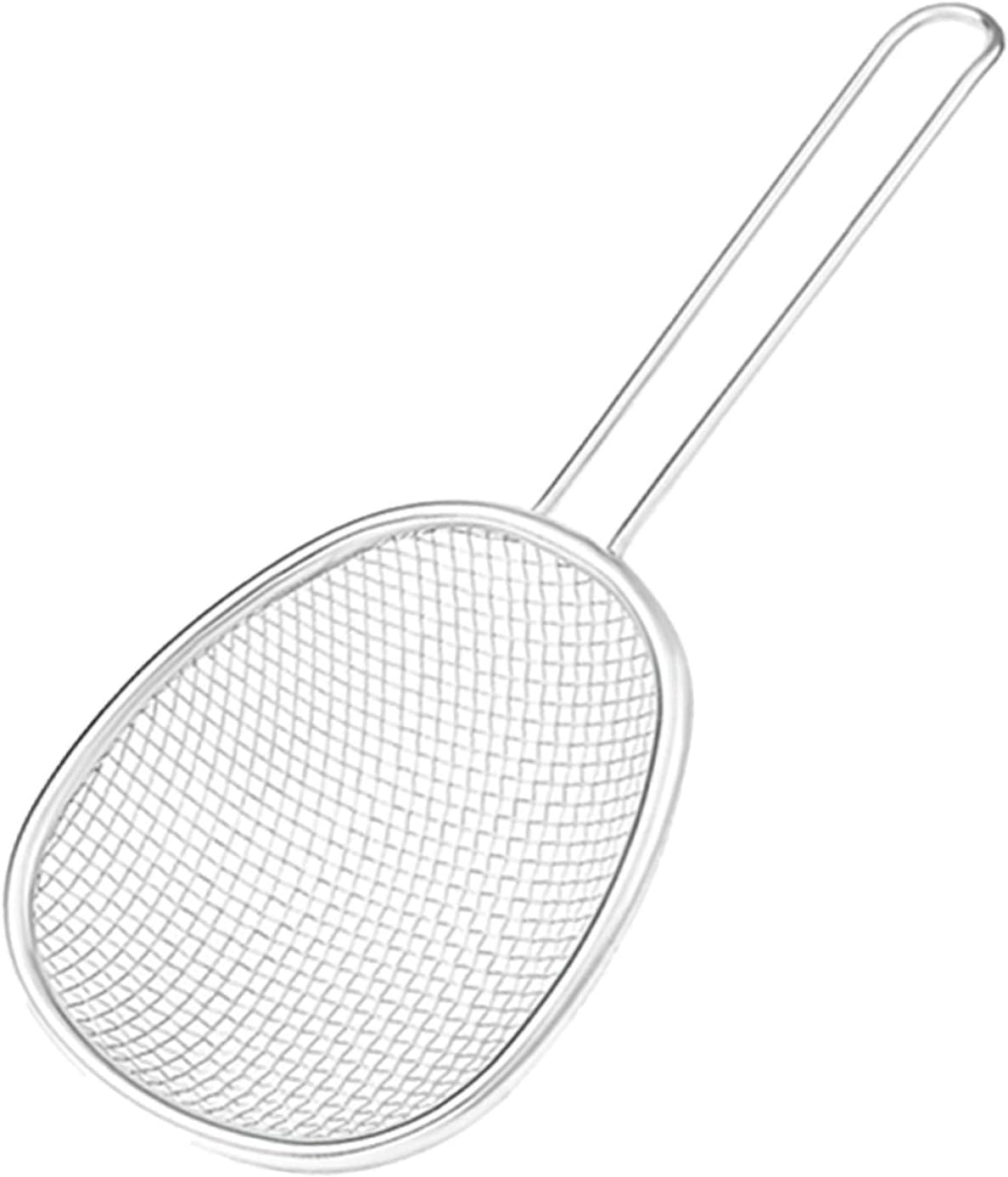Coarse/Fine Mesh Strainers for Kitchen Stainless Steel Mesh Noodle Strainer Anti Rust Accessories Simple to Clean Stainless Steel Mesh, Coarse Mesh