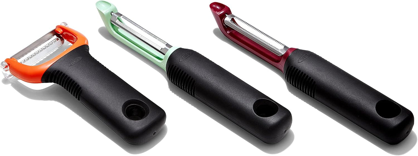Good Grips 3-Piece Peeler Set - Beet, Fennel, Yam