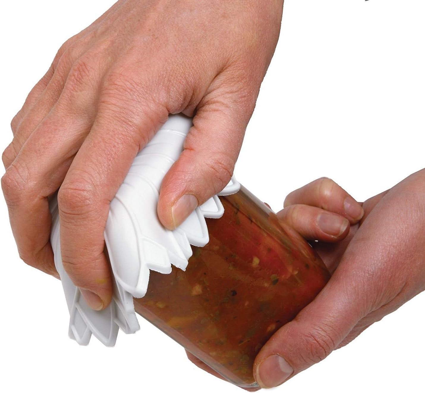 NORPRO Non-Slip Rubber Jar Opener, 1 EA, White, (Pack of 4)