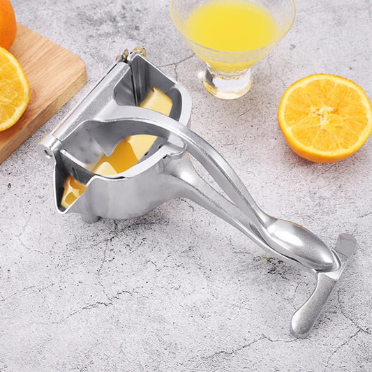 Juicer Manual,Manual Juicer Hand Press,Exprimidor De Limones Acero Inoxidable,Lime Squeezer for Beer Bottle,Ultimate Juice Squeeze,Lemon Squeezer(Silver)