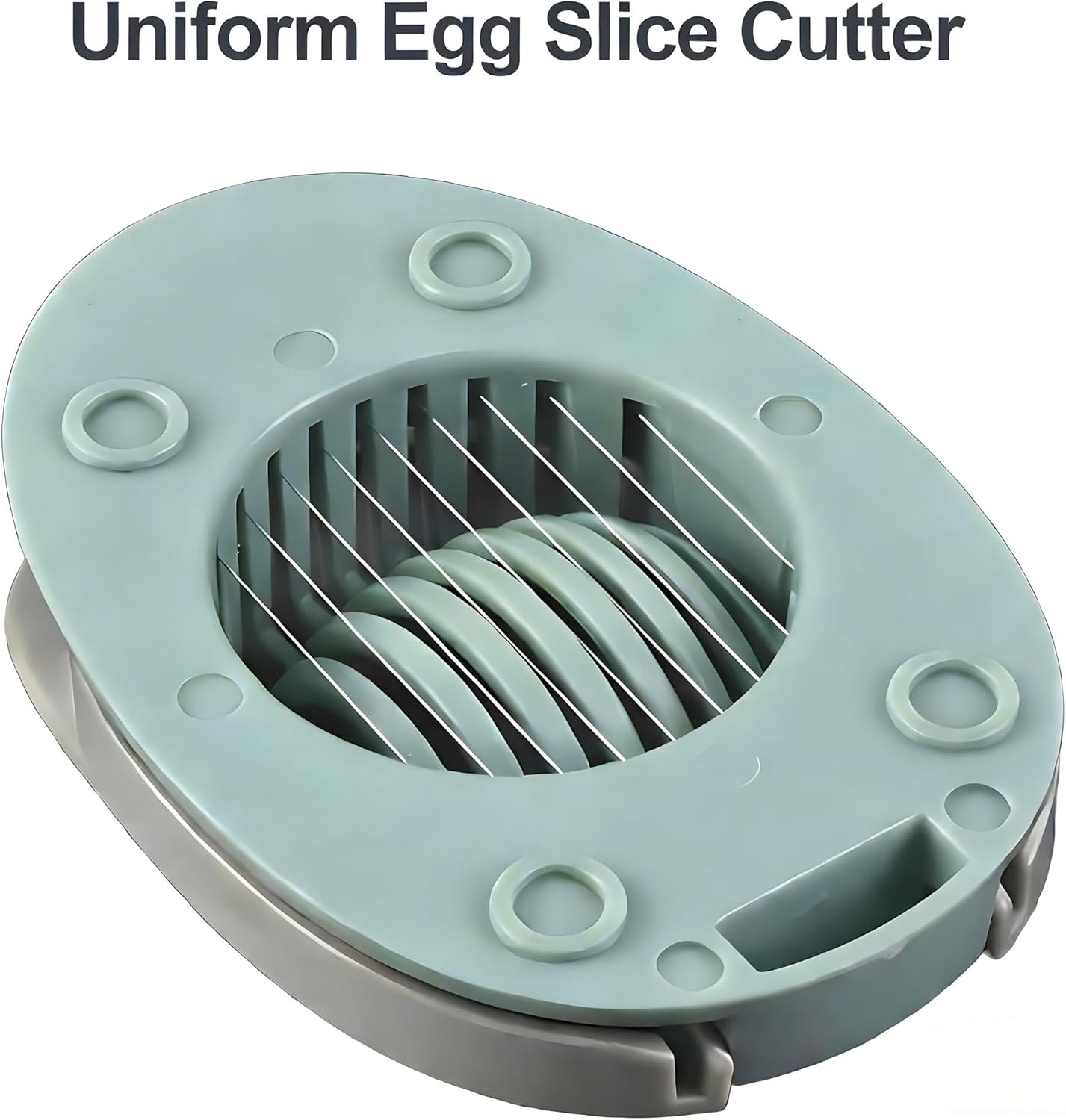 2pcs Egg Slicer for Boiled Eggs, Kiwifruit Strawberry Cutter with Stainless Steel Wire