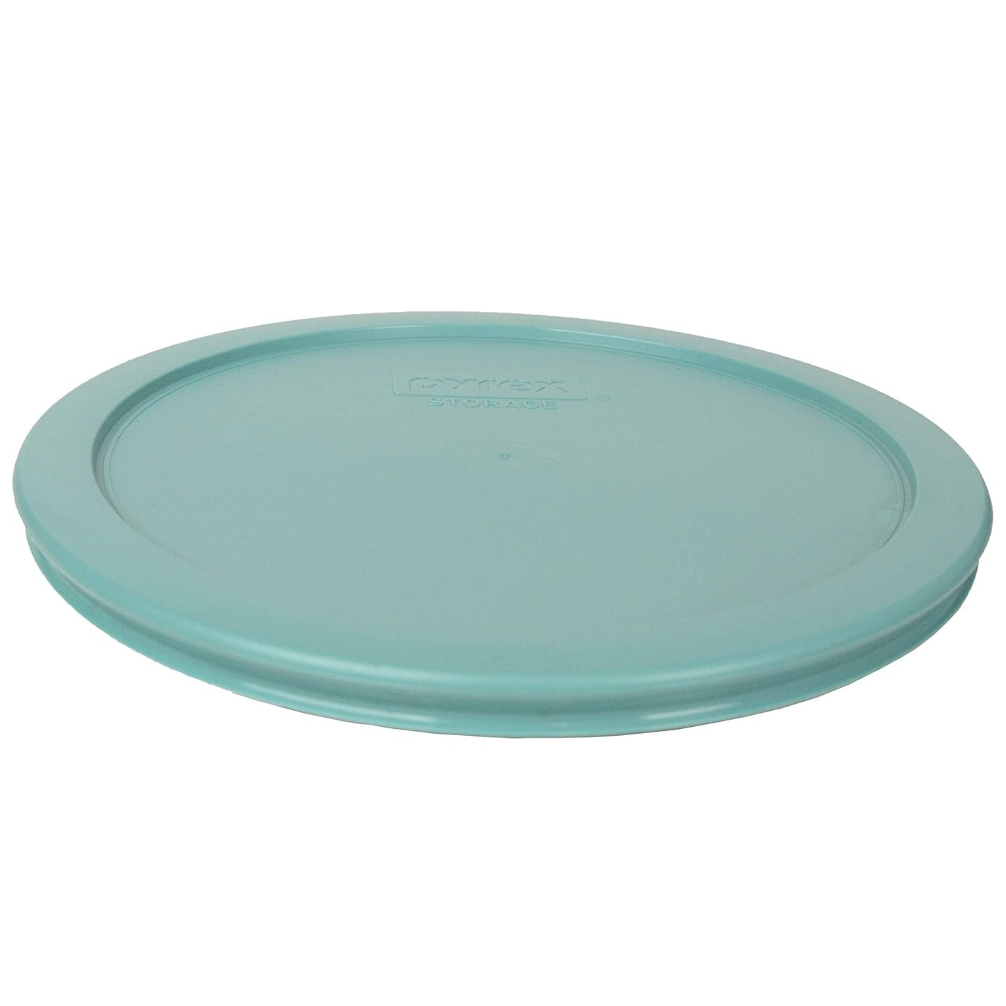 Pyrex 7203 7-Cup Glass Bowl and 7402-PC 6/7-Cup Turquoise Lid - Made in USA