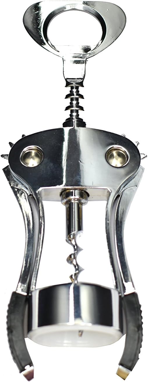 6777-a Uniware Heavy Duty Zinc Alloy Corkscrew Wine Opener, Two Arm Design,Angel Wings two arms