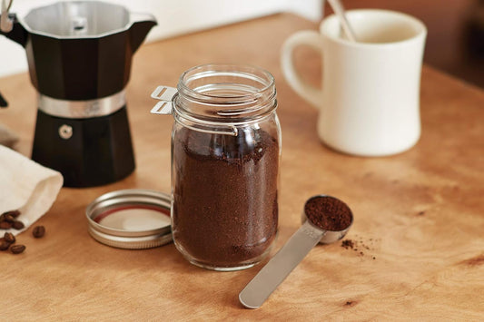 Jarware Stainless Steel Coffee Scoop for Wide-Mouth Mason Jars, 1 Tablespoon