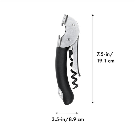 OXO SteeL Winged Corkscrew with Removable Foil Cutter